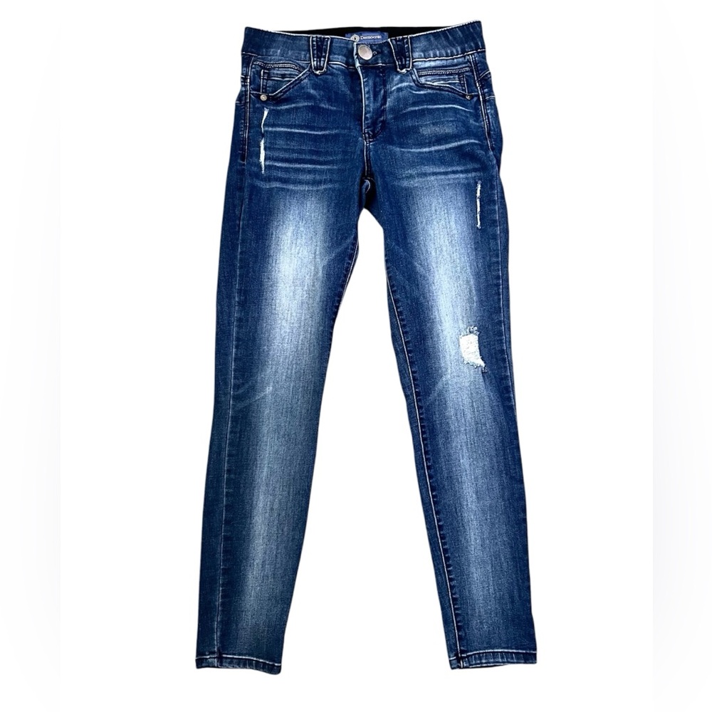 Democracy Ab Solution Distressed Smoothing Skinny Jeans - Picture 2 of 8
